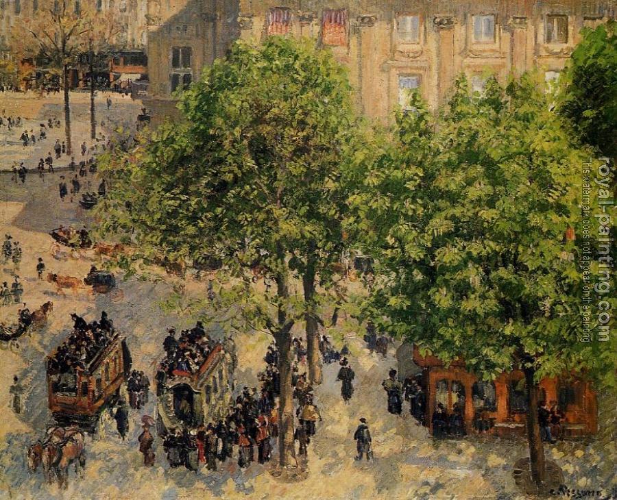 Camille Pissarro : Place du Theatre Francais, Spring